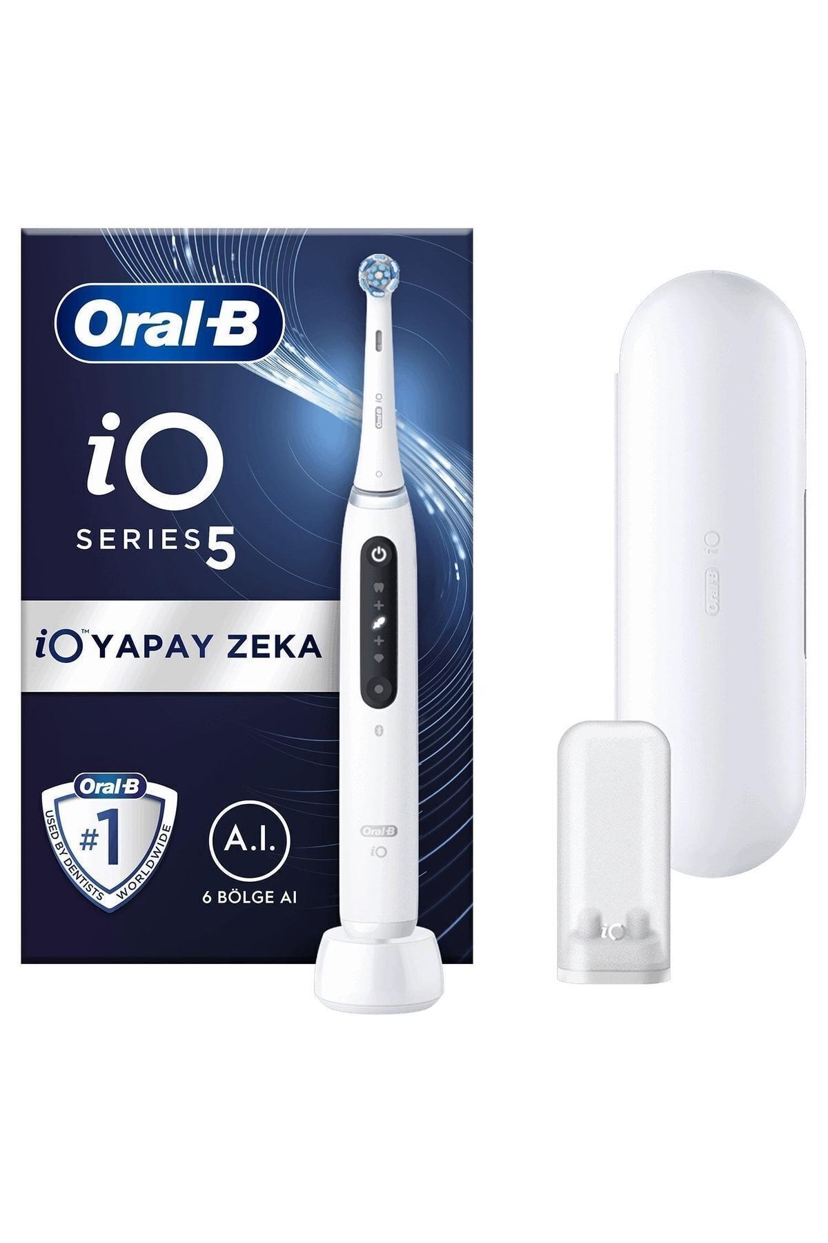 İo 5 Şarjlı Diş Fırçası - Beyaz-