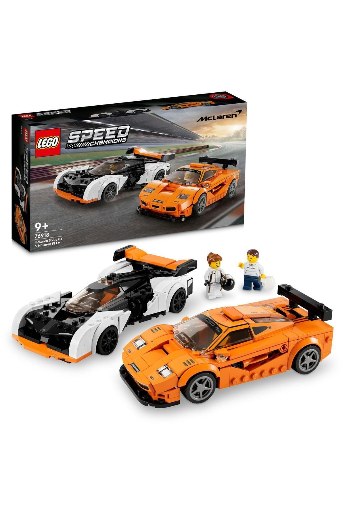 Lego 76918 Speed Champions McLaren Solus GT ve McLaren F1 LM